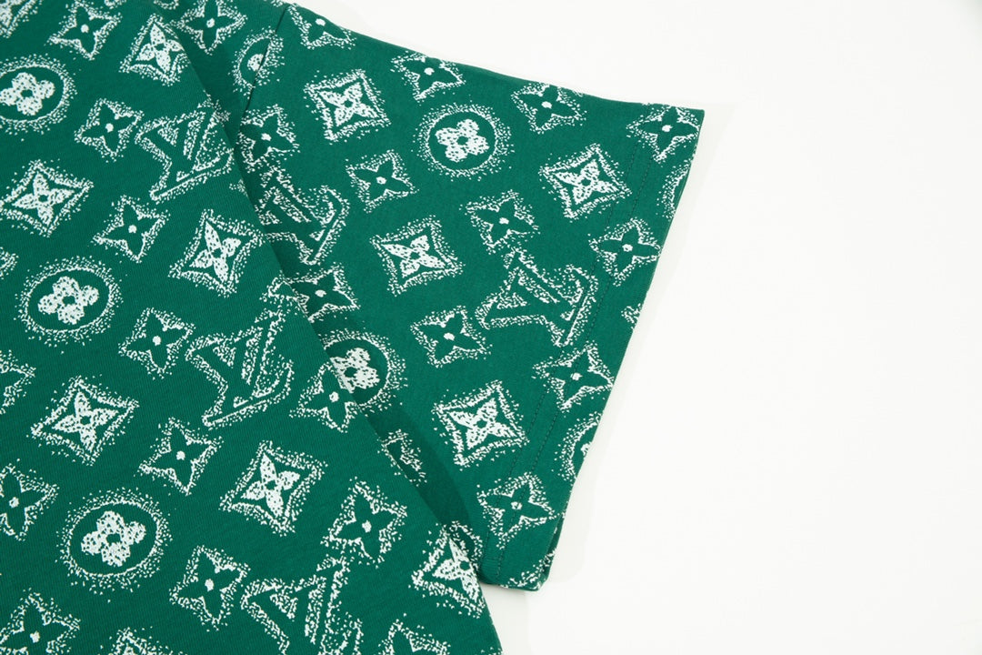 T-shirt rétro à monogramme