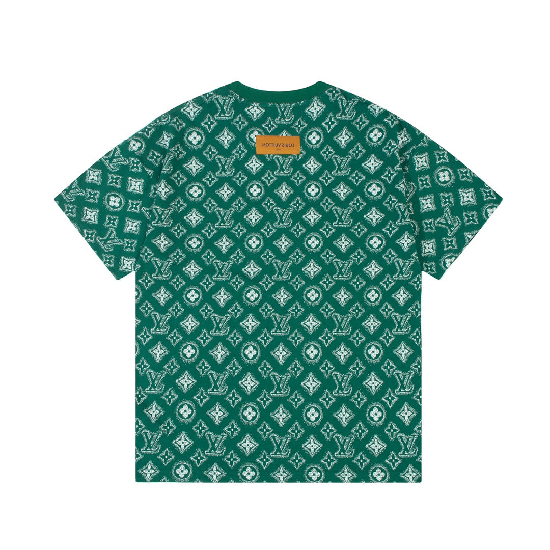 T-shirt rétro à monogramme