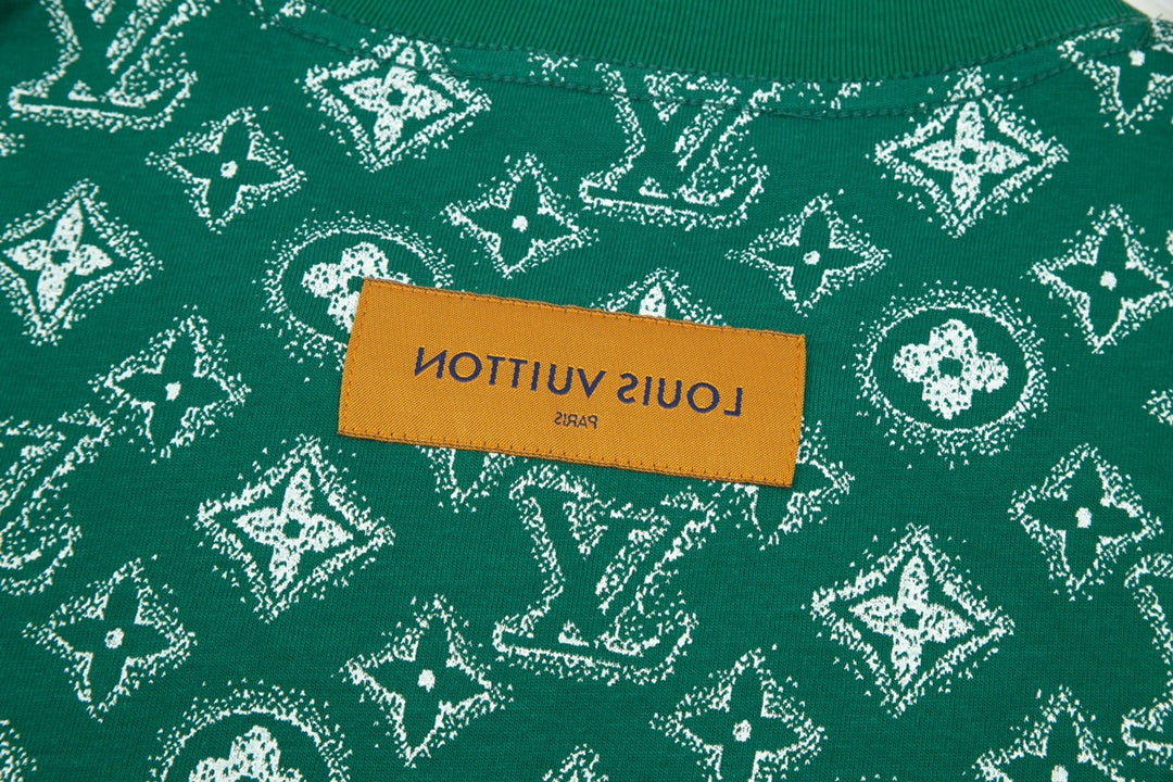 T-shirt rétro à monogramme