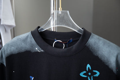 T-shirt imprimé à motif dégradé
