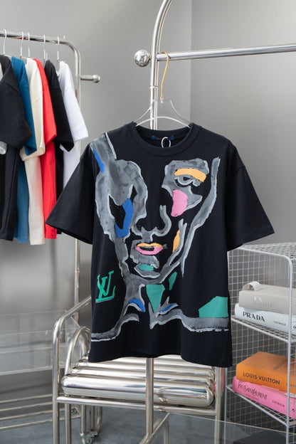 T-shirt imprimé visage
