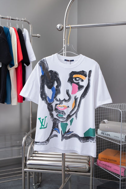 T-shirt imprimé visage