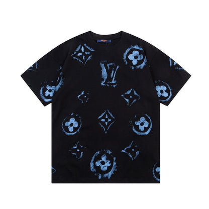 T-shirt imprimé graffiti rétro