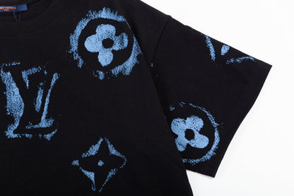 T-shirt imprimé graffiti rétro