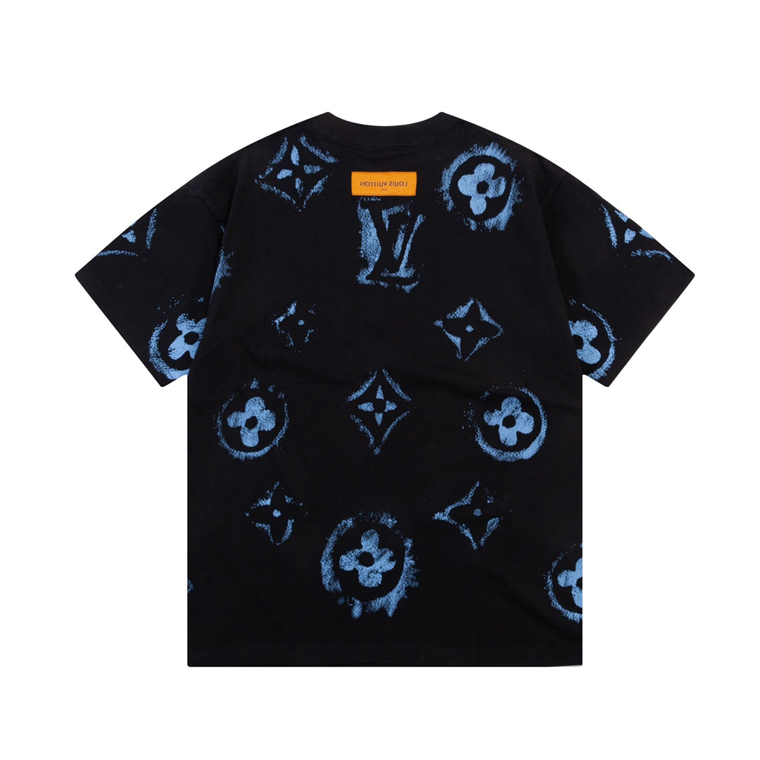 T-shirt imprimé graffiti rétro