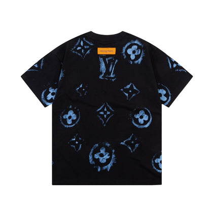 T-shirt imprimé graffiti rétro