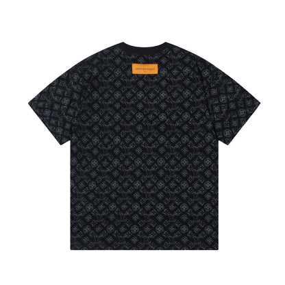 T-shirt rétro à monogramme