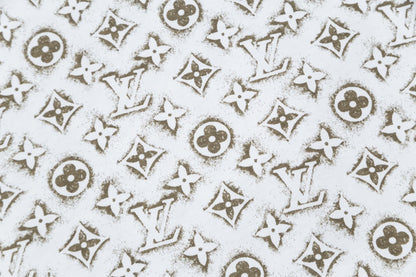 T-shirt imprimé monogramme rétro