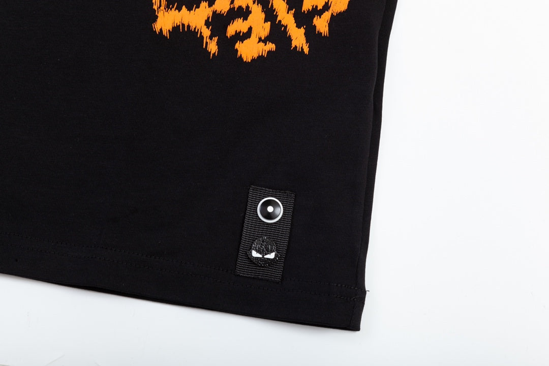 T-shirt à logo partiellement imprimé