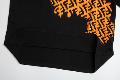 T-shirt à logo partiellement imprimé