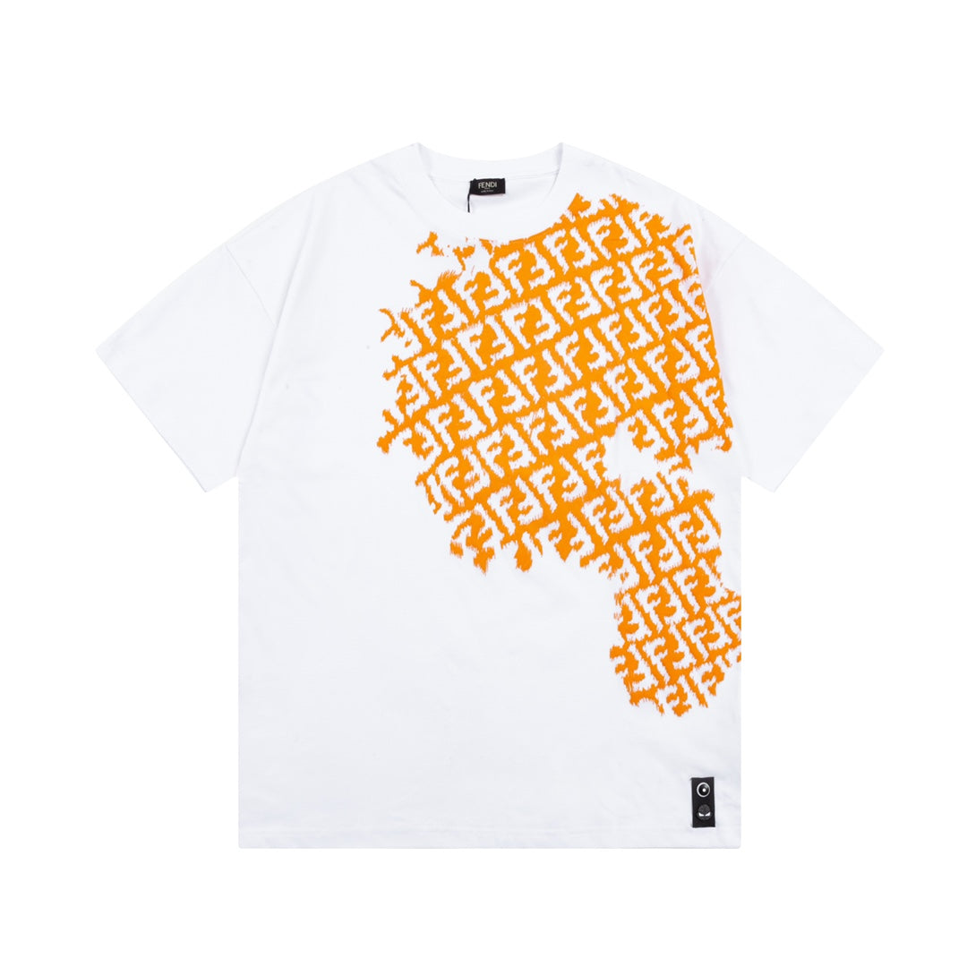 T-shirt à logo partiellement imprimé