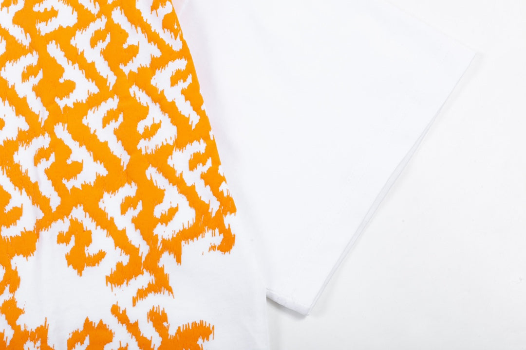 T-shirt à logo partiellement imprimé
