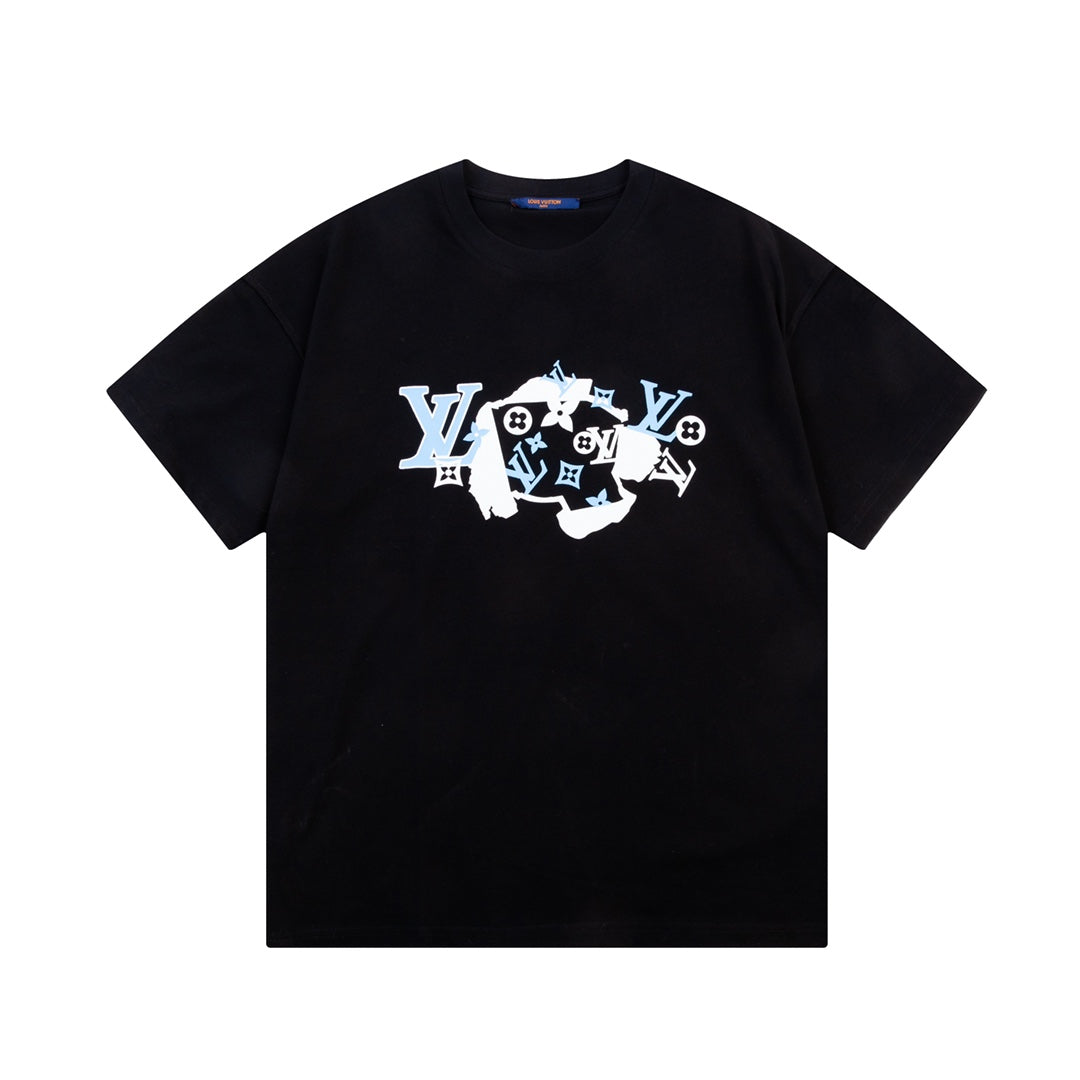 T-shirt à imprimé irrégulier