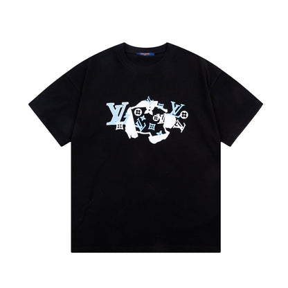 T-shirt à imprimé irrégulier