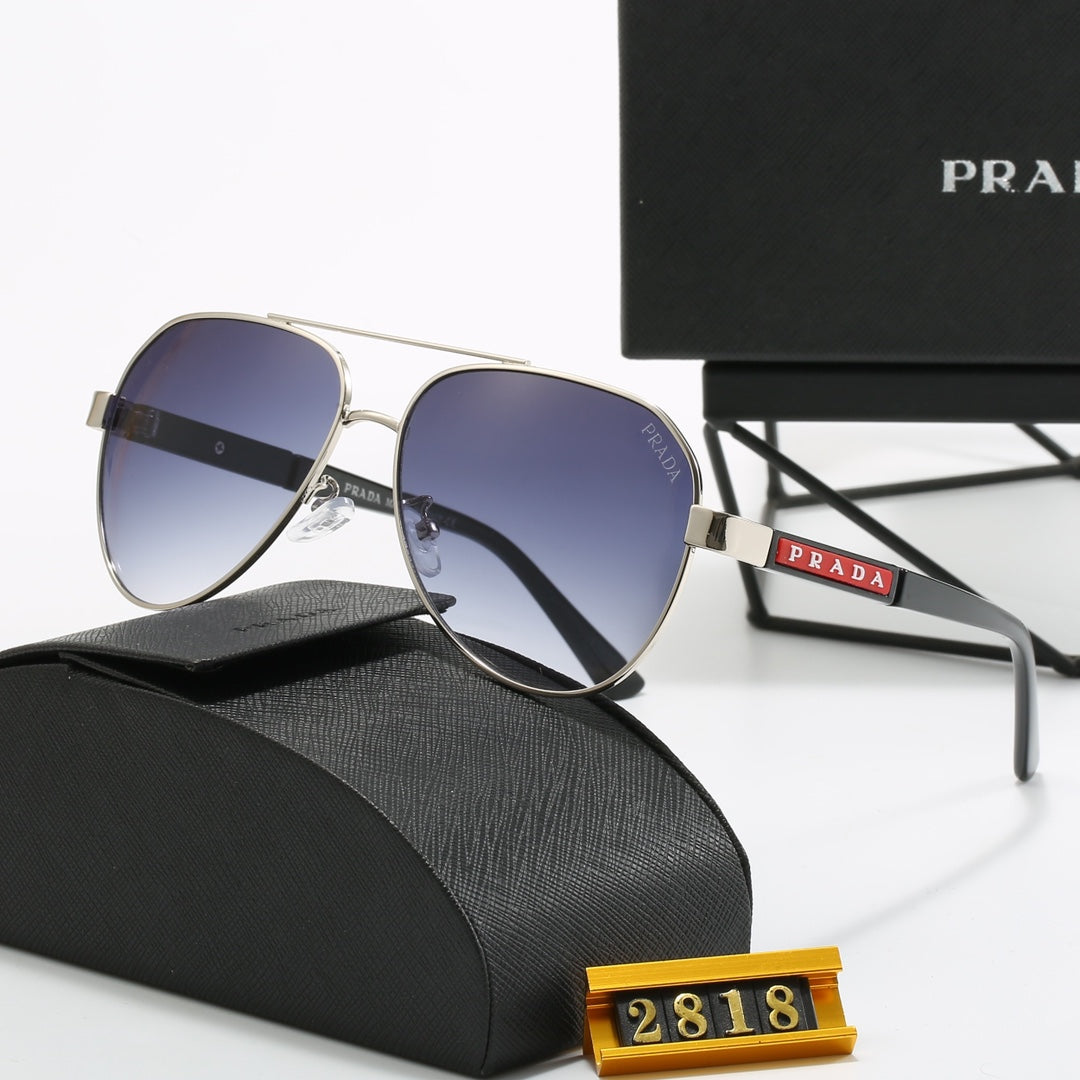 Lunettes de soleil métalliques double pont Cool
