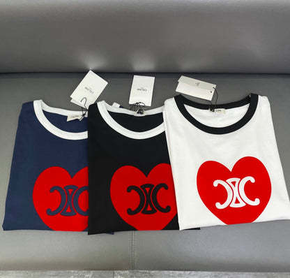 T-shirt en Coton Triomphe Cœur