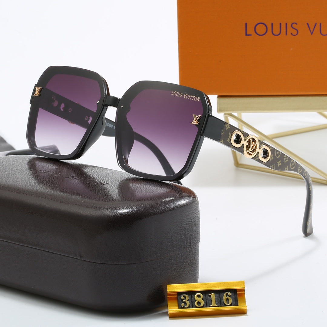 Gafas de sol retro con varillas grabadas en relieve
