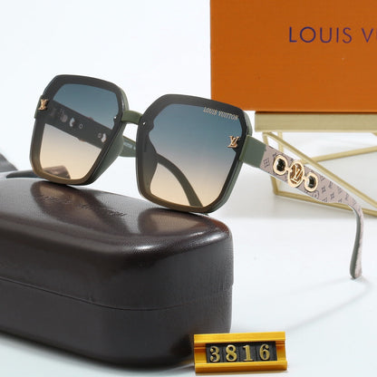 Gafas de sol retro con varillas grabadas en relieve