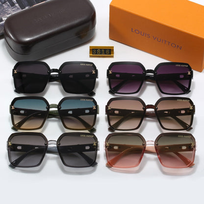 Gafas de sol retro con varillas grabadas en relieve