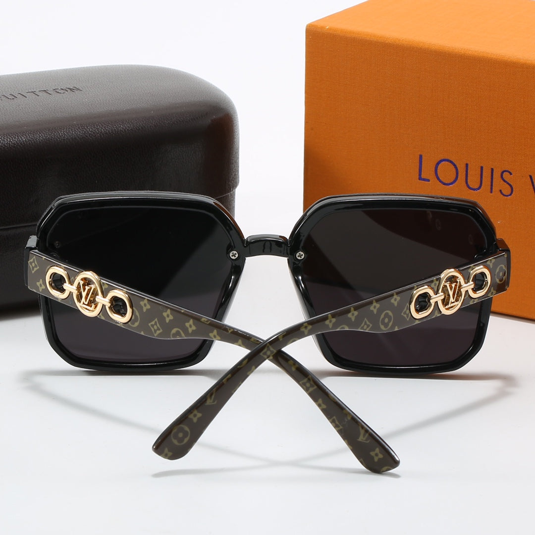 Gafas de sol retro con varillas grabadas en relieve