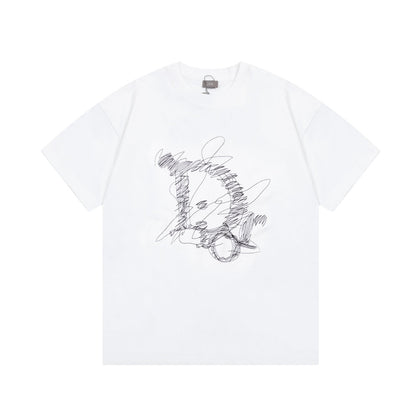 Rendu de T-shirt imprimé
