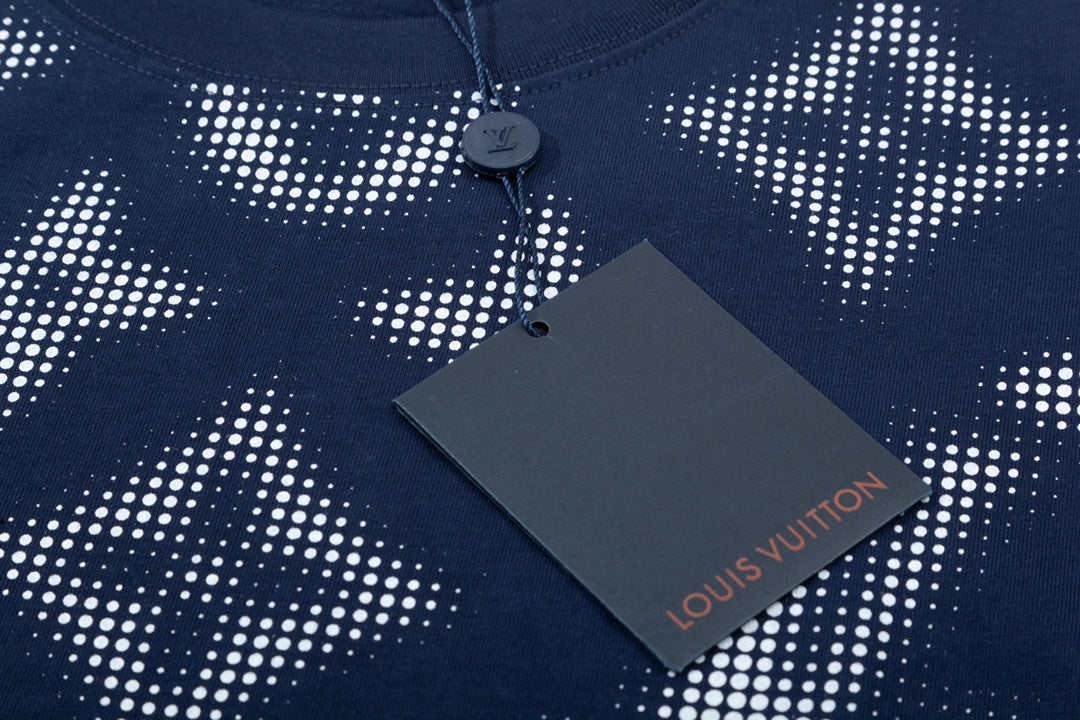 T-shirt avec imprimé monogramme rétro
