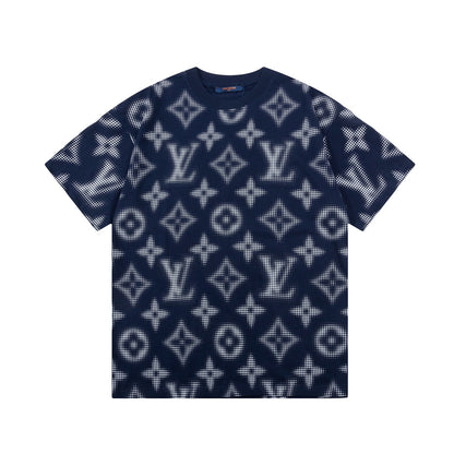 T-shirt avec imprimé monogramme rétro