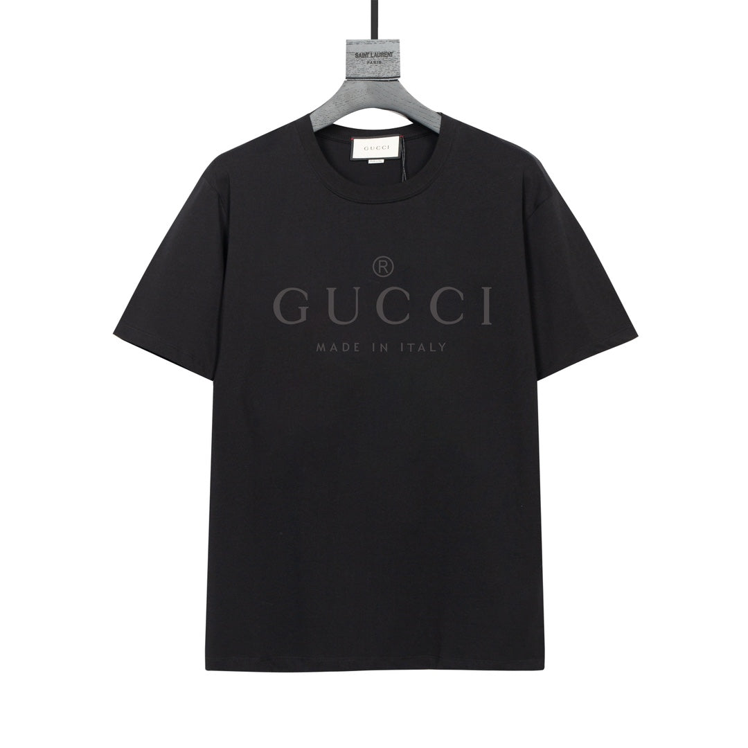 T-shirt simple en coton imprimé