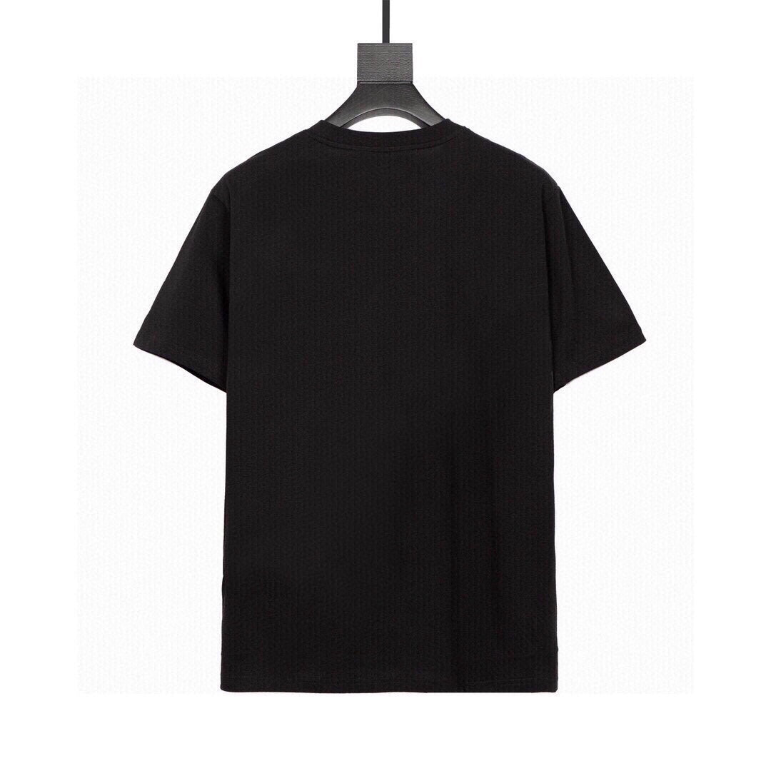 T-shirt simple en coton imprimé