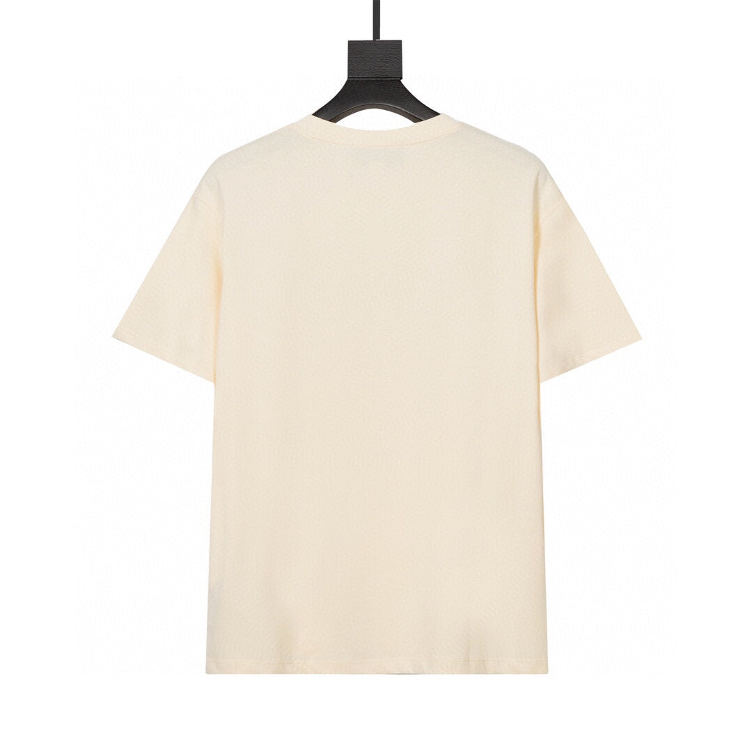 T-shirt simple en coton imprimé