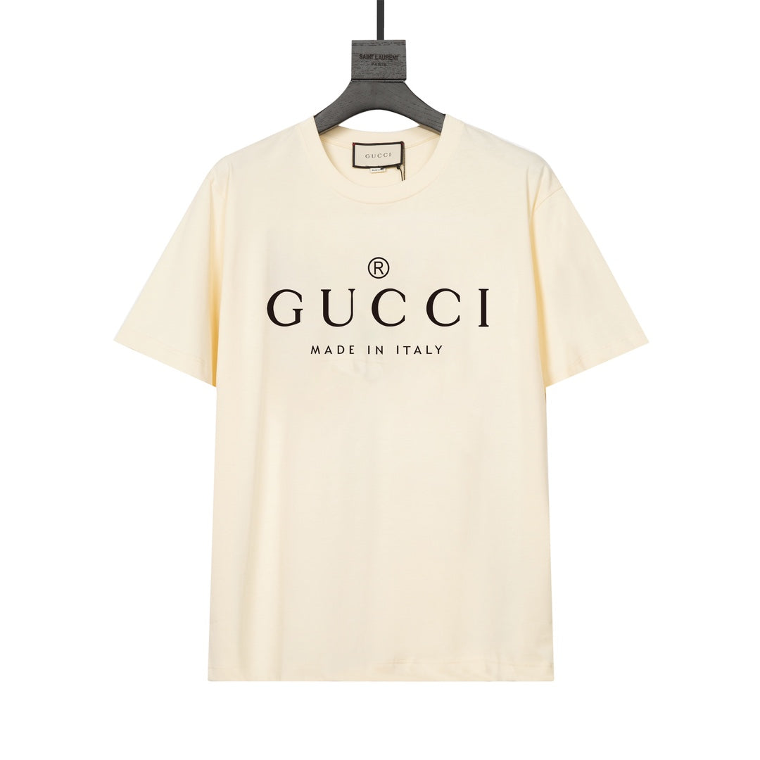 T-shirt simple en coton imprimé