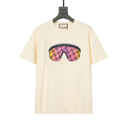 T-shirt en coton imprimé mode