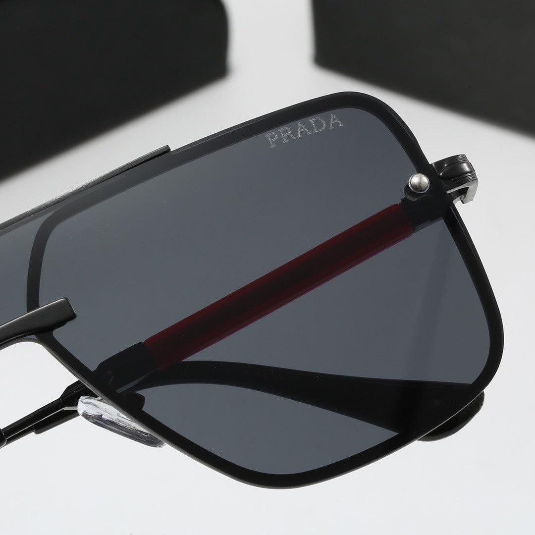 Gafas de sol de metal geniales de una pieza