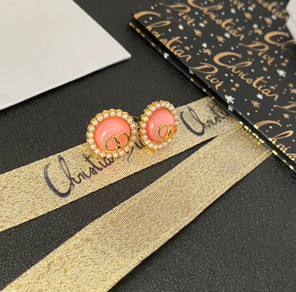 Boucles d'oreilles rondes de luxe