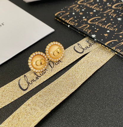 Boucles d'oreilles rondes de luxe