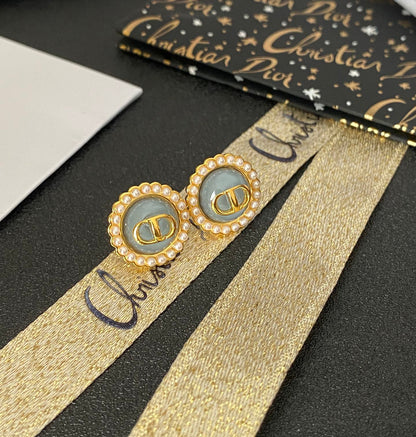 Boucles d'oreilles rondes de luxe