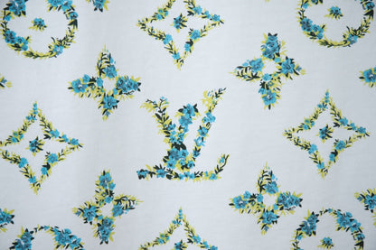 T-shirt à imprimé floral vert