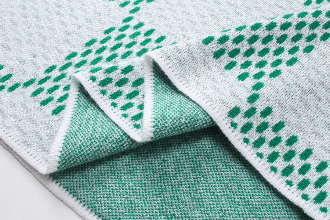 T-shirt à damier vert