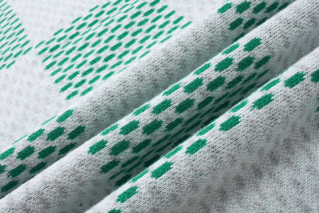 T-shirt à damier vert