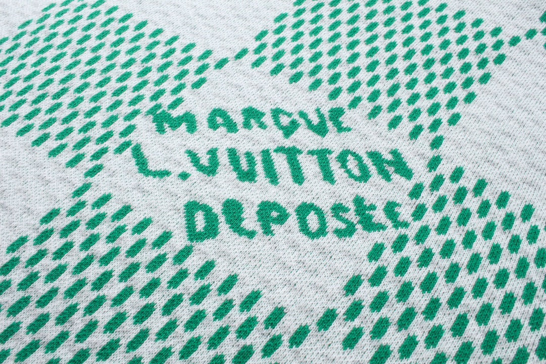 T-shirt à damier vert