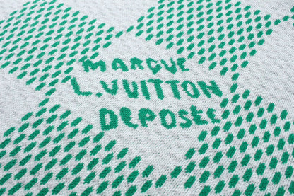 T-shirt à damier vert