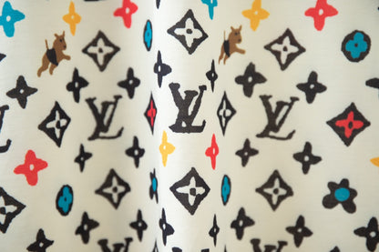 T-shirt imprimé co-brandé chiot