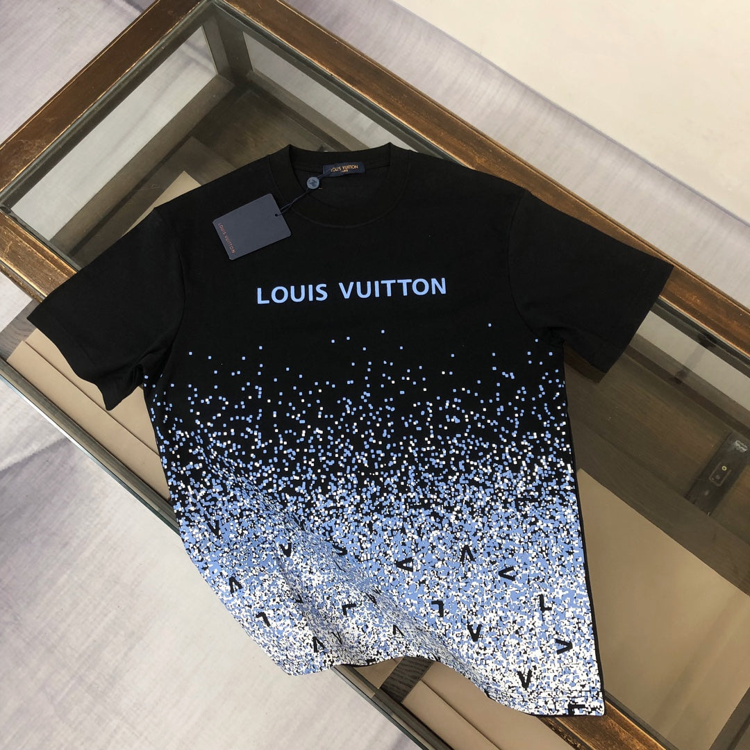 T-shirt imprimé étoile dégradé