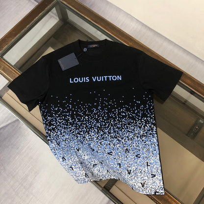 T-shirt imprimé étoile dégradé
