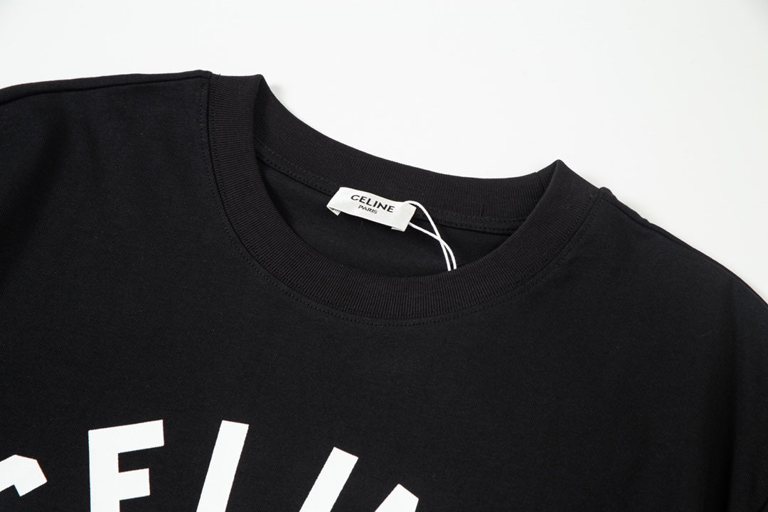 Camiseta de moda con estampado de letras