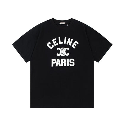 Camiseta de moda con estampado de letras