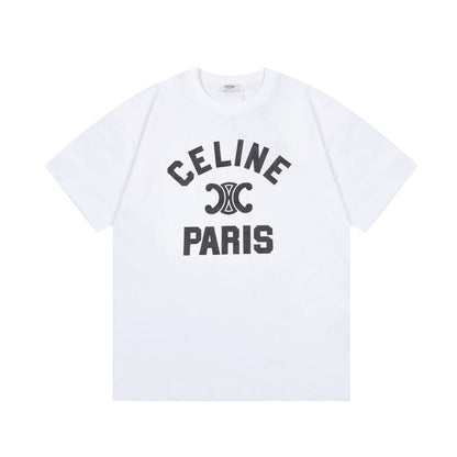 Camiseta de moda con estampado de letras