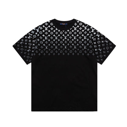 T-shirt monogrammé dégradé