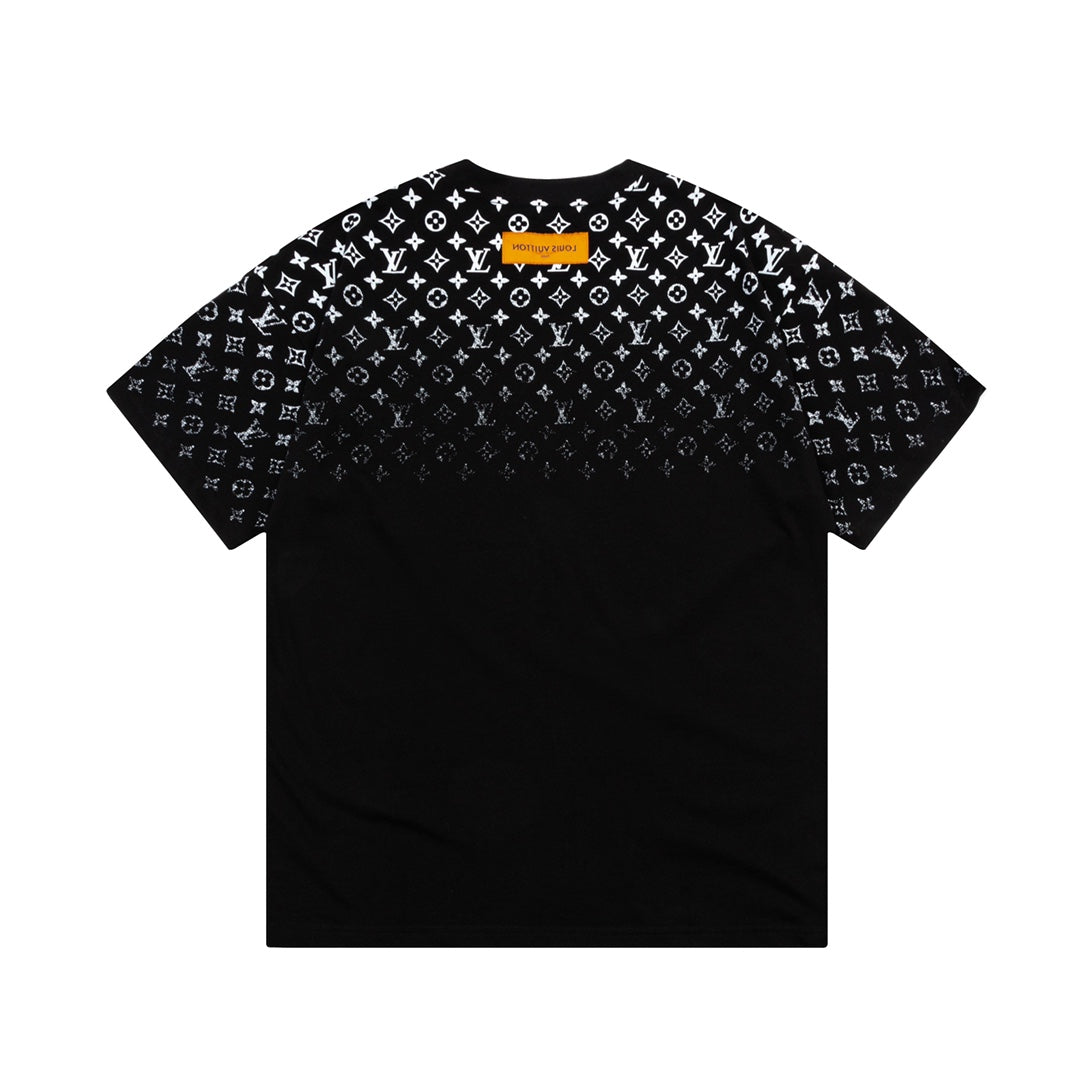 T-shirt monogrammé dégradé