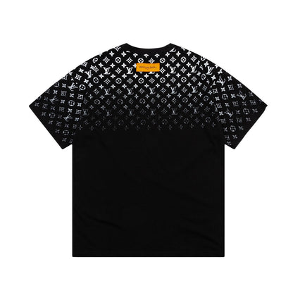 T-shirt monogrammé dégradé